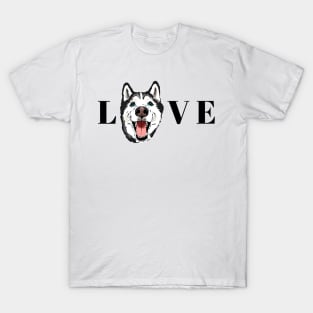 Husky Lovers, Husky Moms, Husky Dads T-Shirt